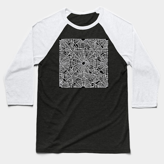 Spider Web Design Baseball T-Shirt by CAutumnTrapp